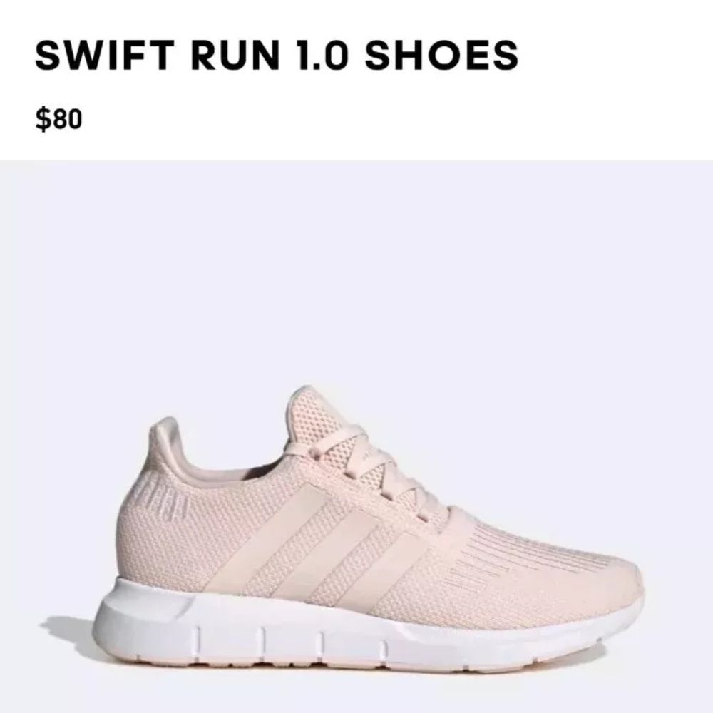 Adidas Swift Run 1.0 Women's Shoes - Cream